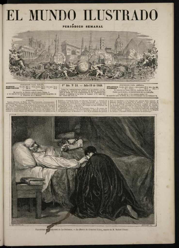 Miniatura de El Mundo Ilustrado: periódico semanal del 19 de julio de 1860, nº 24