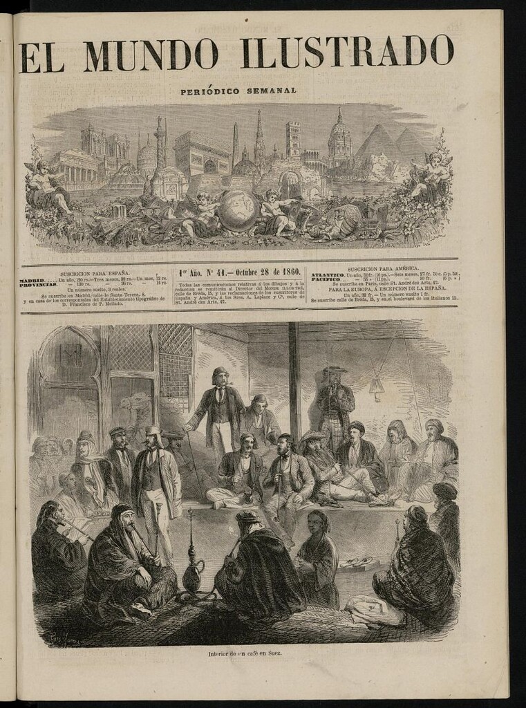 Miniatura de El Mundo Ilustrado: periódico semanal del 28 de octubre de 1860, nº 41