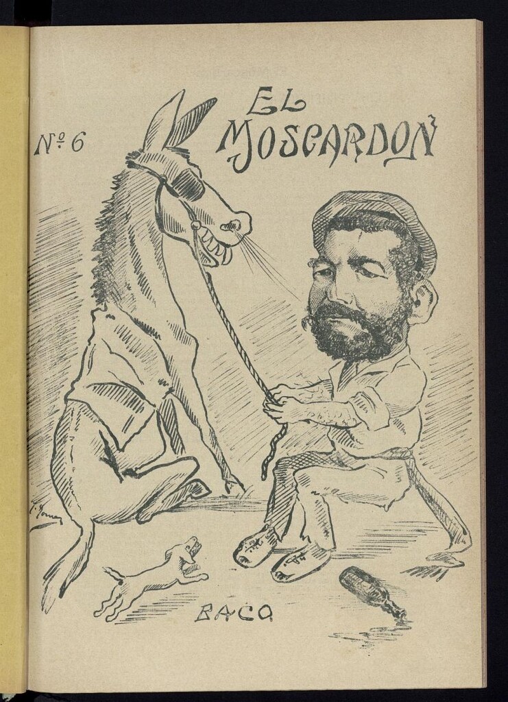 Miniatura de El Moscardón: semanario satírico ilustrado del 6 de enero de 1906, nº 6