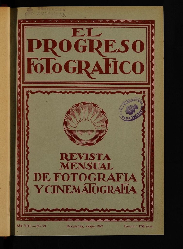 Miniatura de El Progreso Fotográfico : revista mensual ilustrada de fotografía y cinematografía de enero de 1927, nº 79