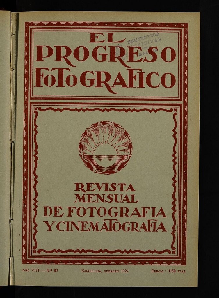 Miniatura de El Progreso Fotográfico : revista mensual ilustrada de fotografía y cinematografía de febrero de 1927, nº 80