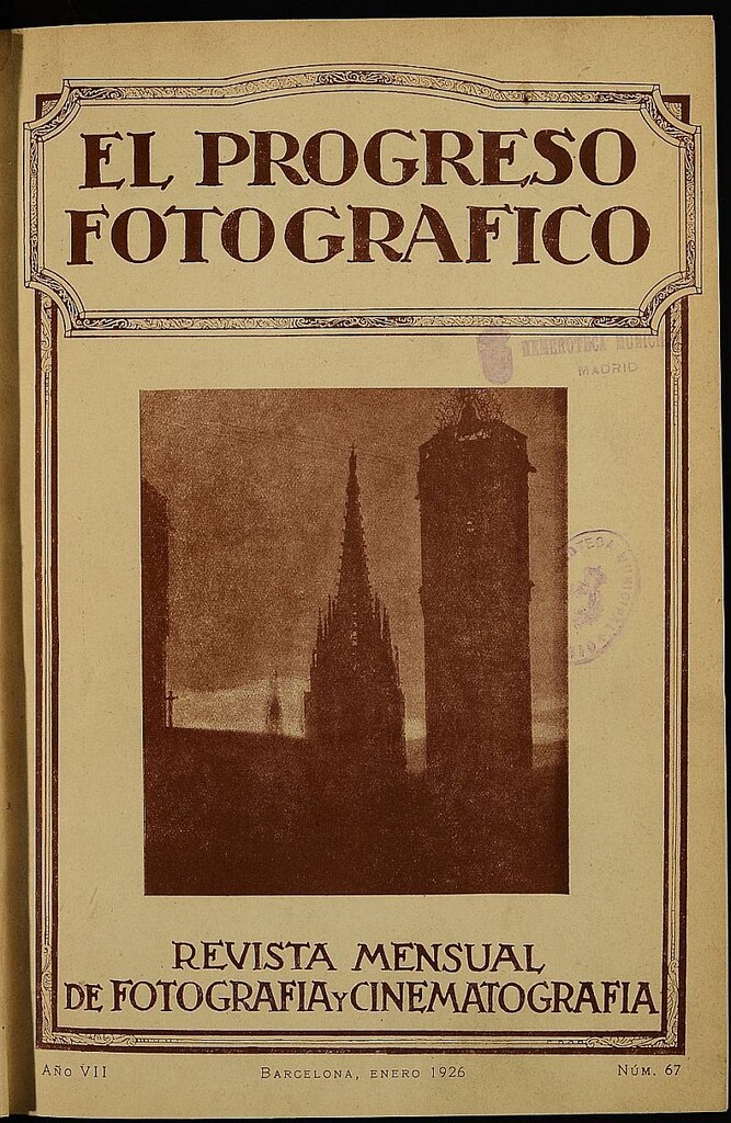 Miniatura de El Progreso Fotográfico : revista mensual ilustrada de fotografía y cinematografía de enero de 1926, nº 67