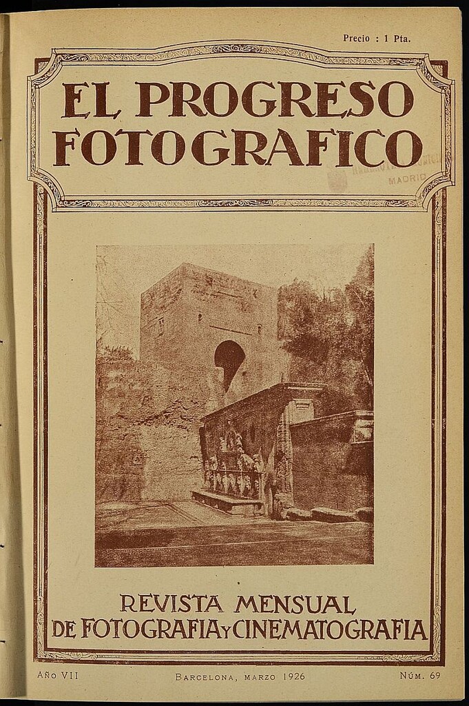 Miniatura de El Progreso Fotográfico : revista mensual ilustrada de fotografía y cinematografía de marzo de 1926, nº 69