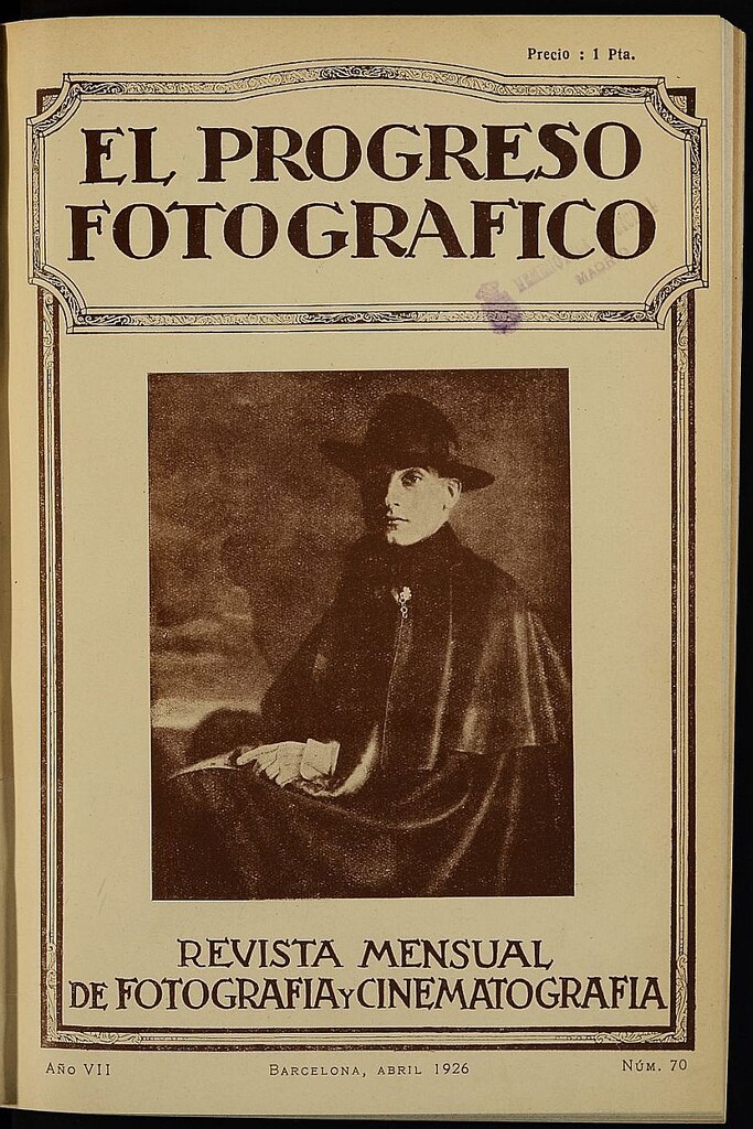 Miniatura de El Progreso Fotográfico : revista mensual ilustrada de fotografía y cinematografía de abril de 1926, nº 70