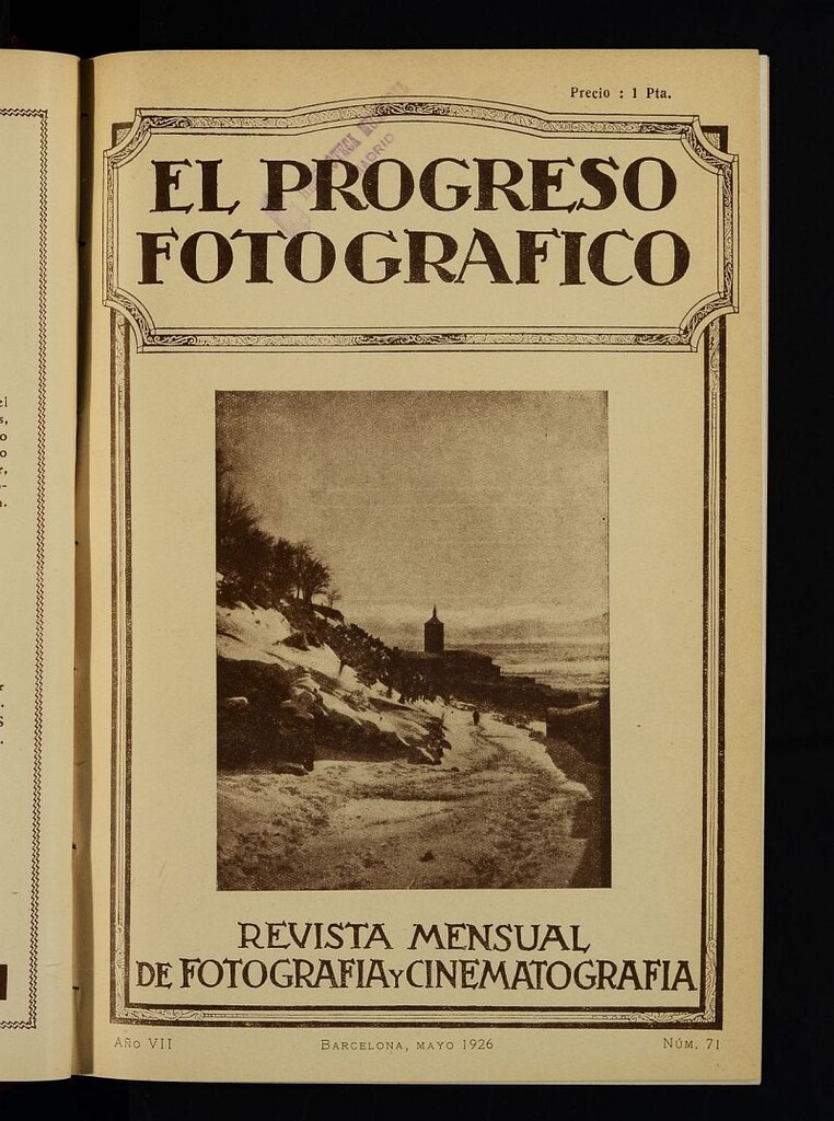 Miniatura de El Progreso Fotográfico : revista mensual ilustrada de fotografía y cinematografía de mayo de 1926, nº 71