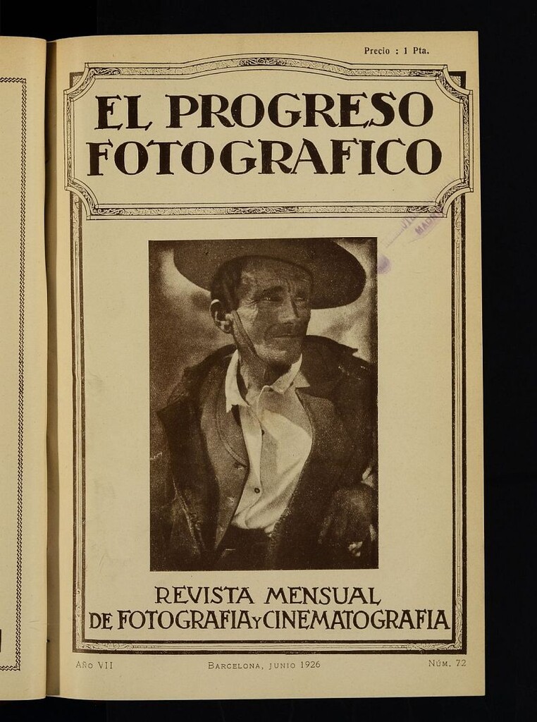 Miniatura de El Progreso Fotográfico : revista mensual ilustrada de fotografía y cinematografía de junio de 1926, nº 72