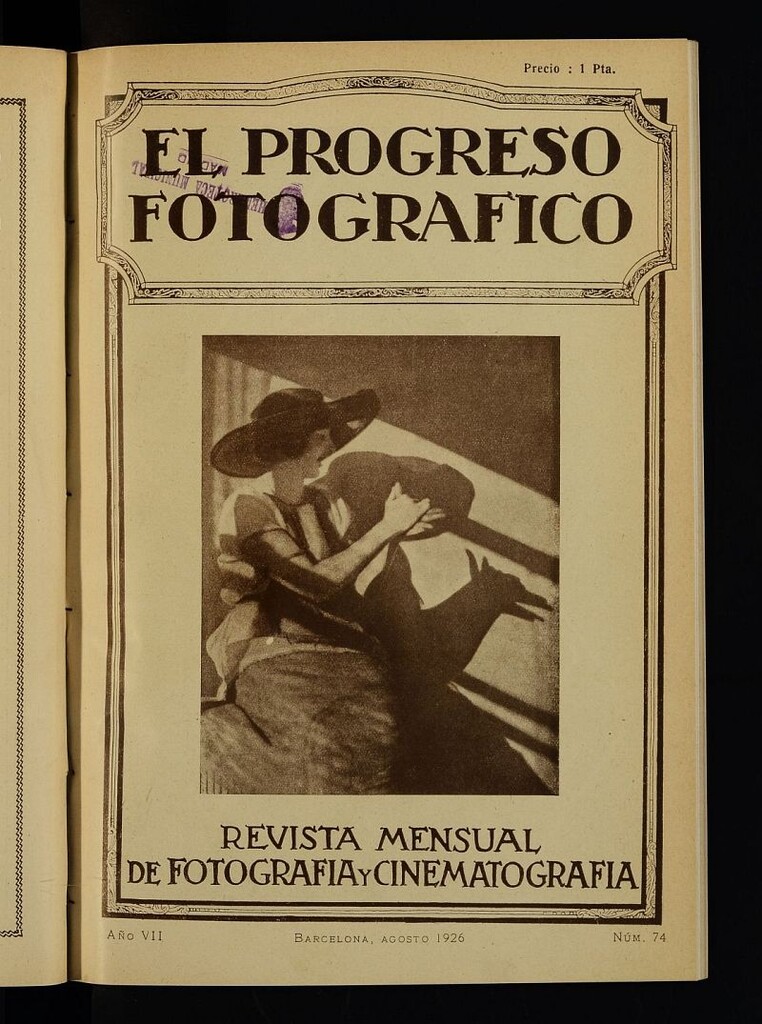 Miniatura de El Progreso Fotográfico : revista mensual ilustrada de fotografía y cinematografía de agosto de 1926, nº 74