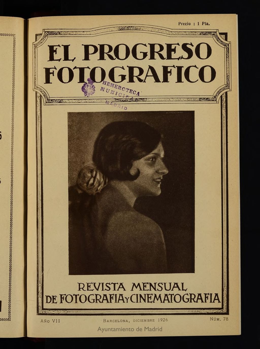 Miniatura de El Progreso Fotográfico : revista mensual ilustrada de fotografía y cinematografía de diciembre de 1926, nº 78