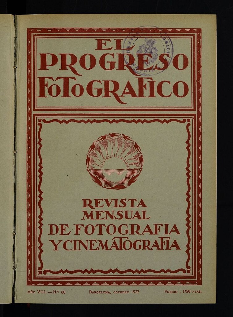 Miniatura de El Progreso Fotográfico : revista mensual ilustrada de fotografía y cinematografía de octubre de 1927, nº 88