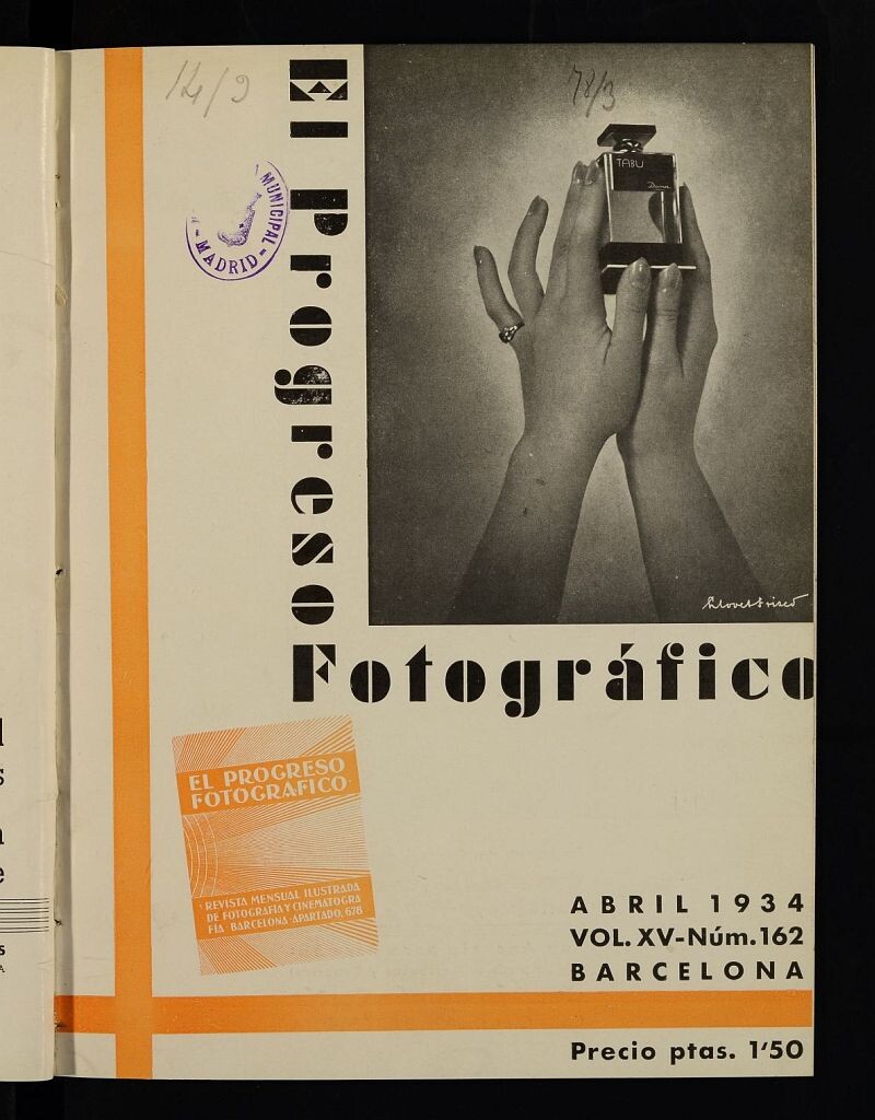 Miniatura de El Progreso Fotográfico : revista mensual ilustrada de fotografía y cinematografía. Vol. XV, abril de 1934, nº 162