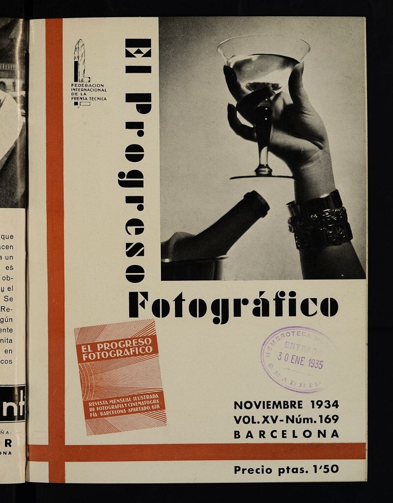 Miniatura de El Progreso Fotográfico : revista mensual ilustrada de fotografía y cinematografía. Vol. XV, noviembre de 1934, nº 169