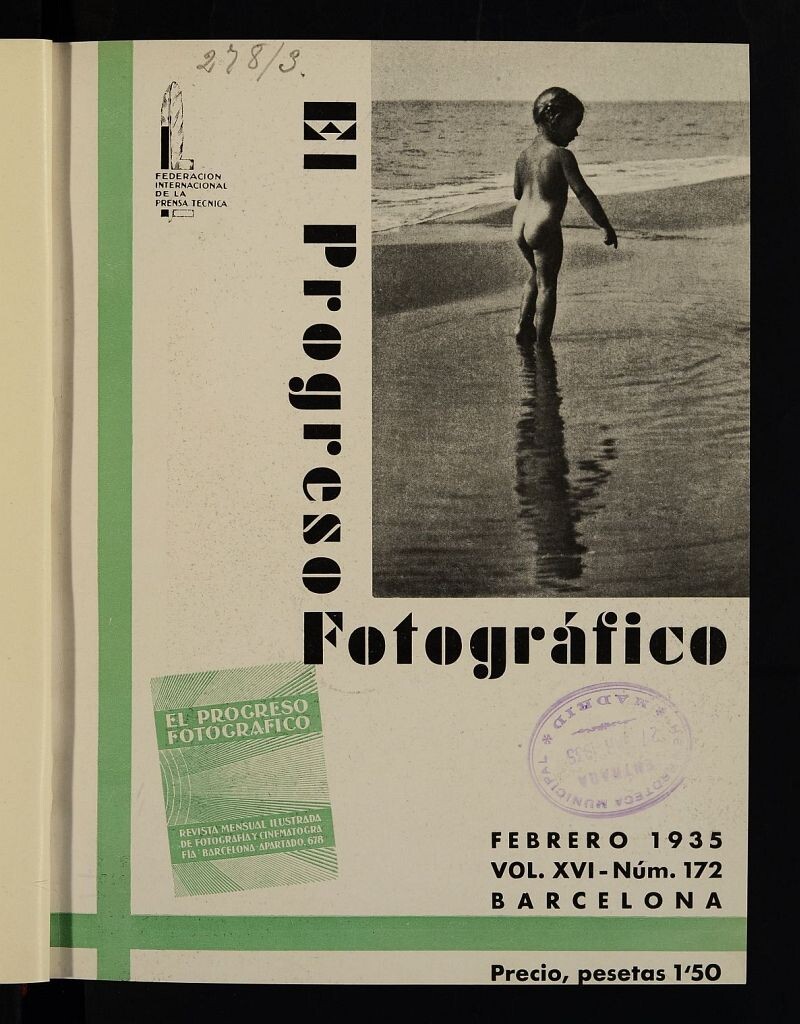 Miniatura de El Progreso Fotográfico : revista mensual ilustrada de fotografía y cinematografía. Vol.XVI,febrero de 1935, nº 172