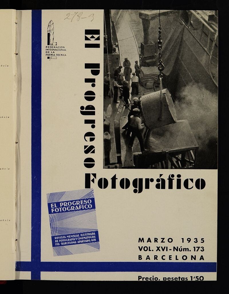 Miniatura de El Progreso Fotográfico : revista mensual ilustrada de fotografía y cinematografía. Vol. XVI, marzo de 1935, nº 173