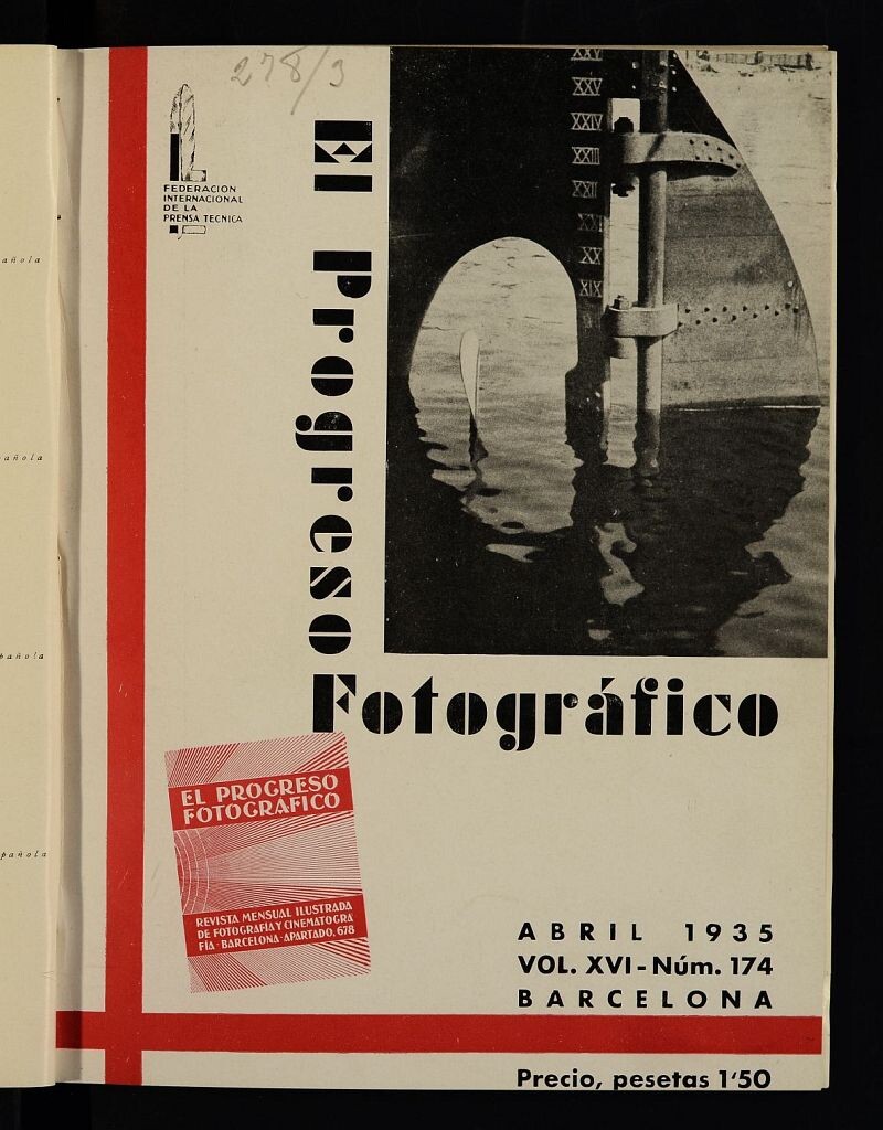Miniatura de El Progreso Fotográfico : revista mensual ilustrada de fotografía y cinematografía. Vol. XVI, abril de 1935, nº 174