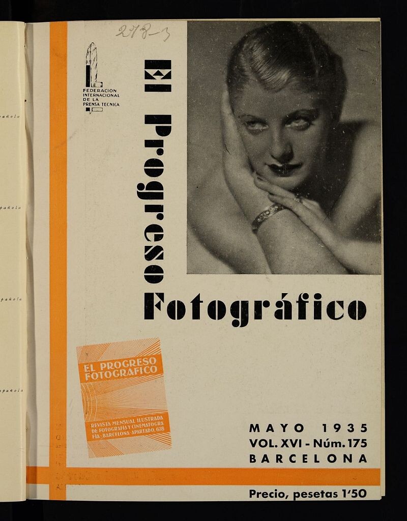 Miniatura de El Progreso Fotográfico : revista mensual ilustrada de fotografía y cinematografía. Vol. XVI, mayo de 1935, nº 175