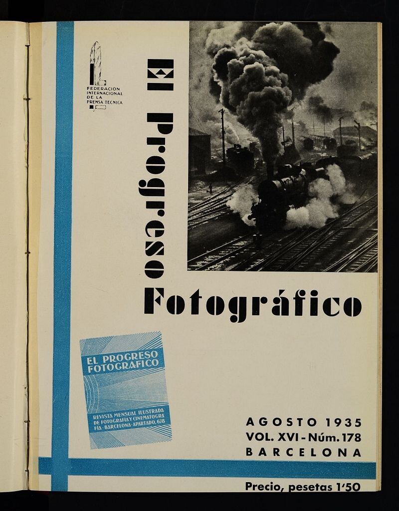 Miniatura de El Progreso Fotográfico : revista mensual ilustrada de fotografía y cinematografía. Vol. XVI, agosto de 1935, nº 178