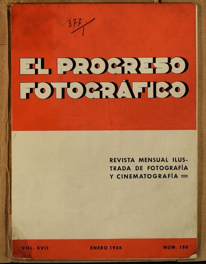 Miniatura de El Progreso Fotográfico : revista mensual ilustrada de fotografía y cinematografía. Vol. XVII, enero de 1936, nº 180