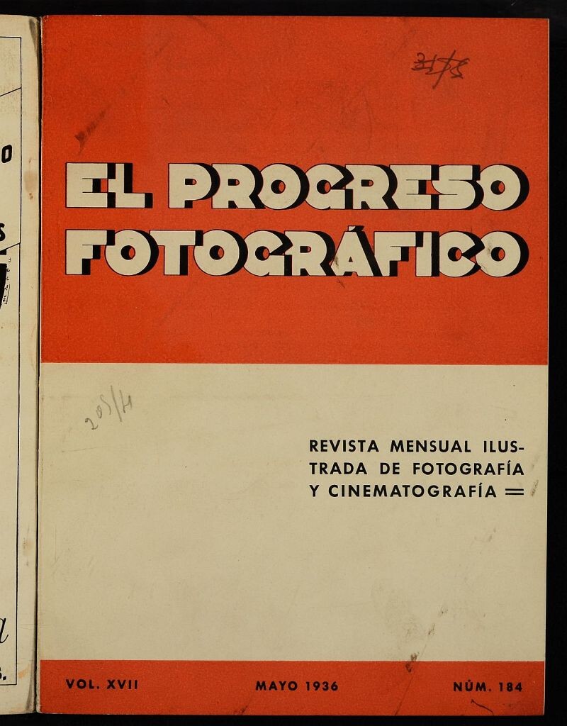 Miniatura de El Progreso Fotográfico : revista mensual ilustrada de fotografía y cinematografía. Vol. XVII, mayo de 1936, nº 184
