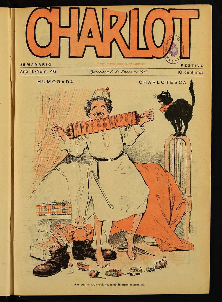 Miniatura de Charlot: semanario festivo del 6 de enero de 1917, nº 46
