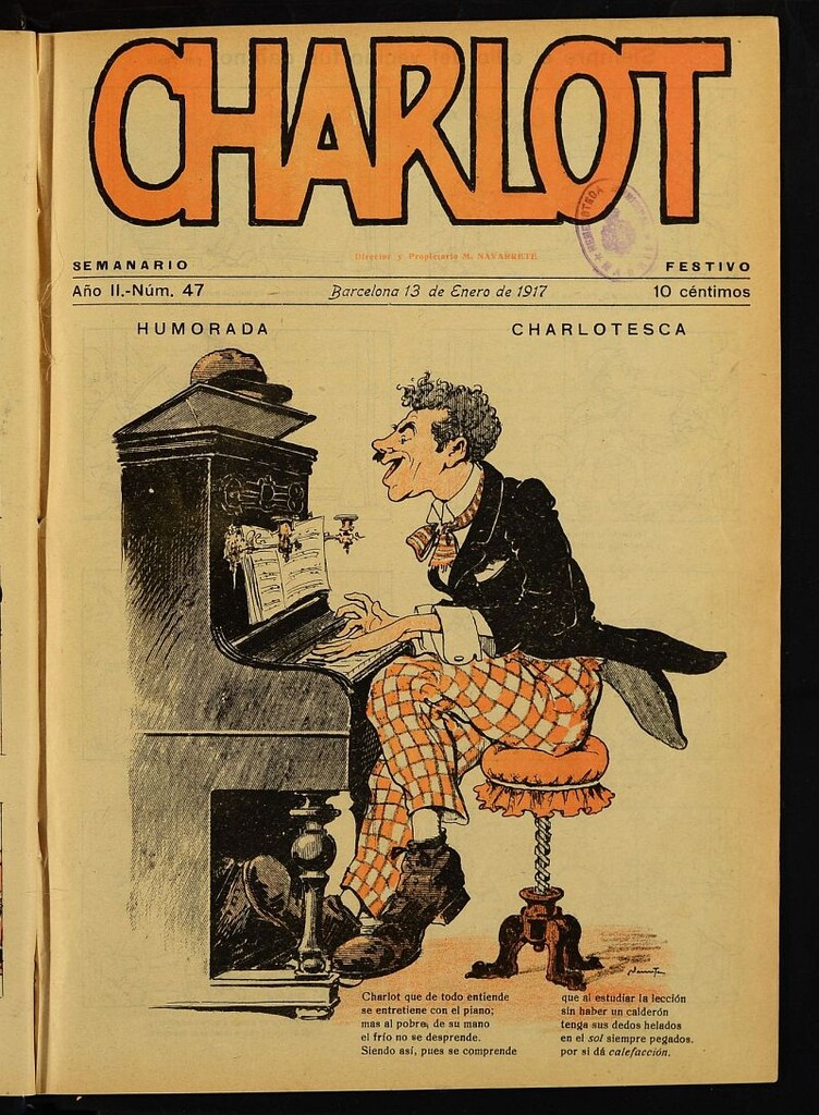 Miniatura de Charlot: semanario festivo del 13 de enero de 1917, nº 47