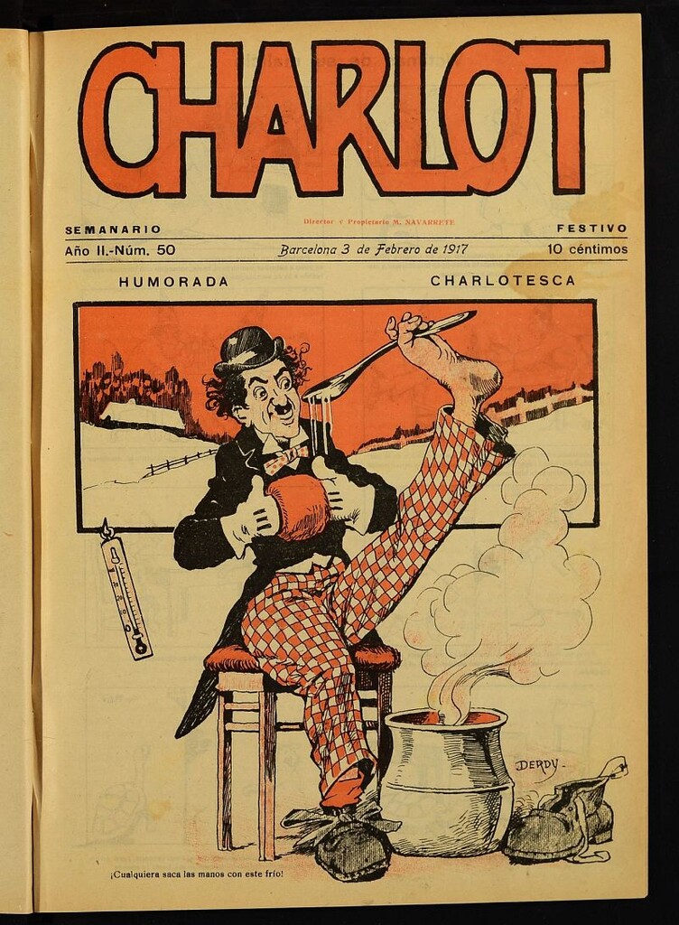 Miniatura de Charlot: semanario festivo del 3 de febrero de 1917, nº 50