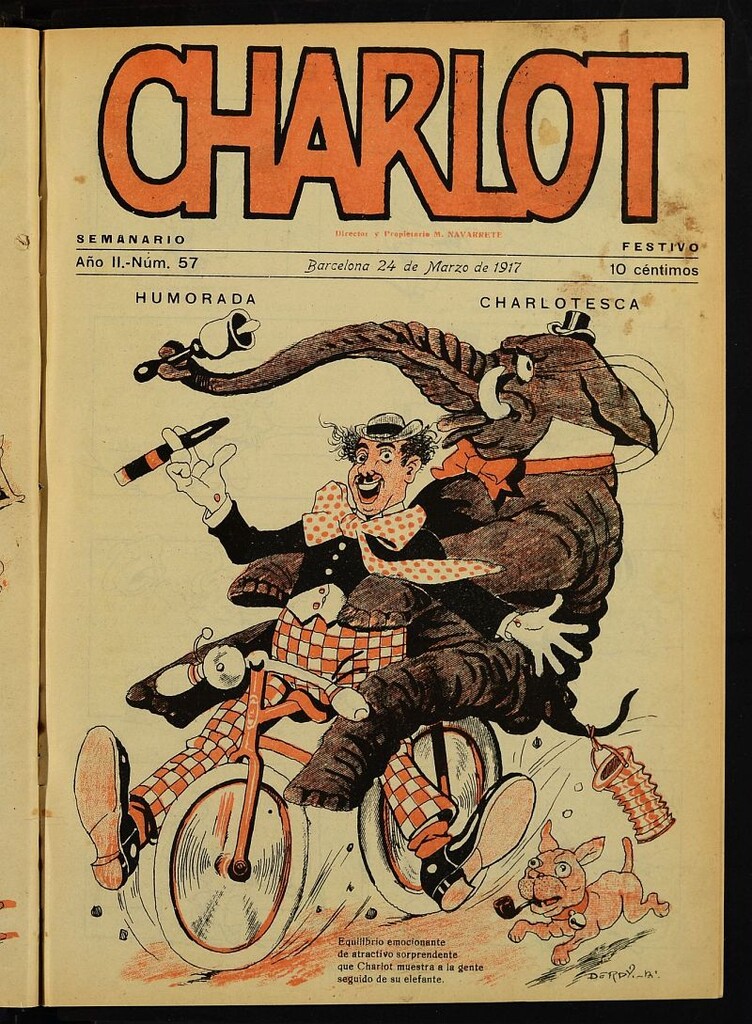Miniatura de Charlot: semanario festivo del 24 de marzo de 1917, nº 57