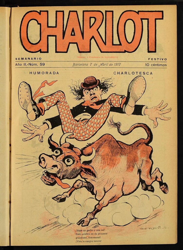 Miniatura de Charlot: semanario festivo del 7 de abril de 1917, nº 59