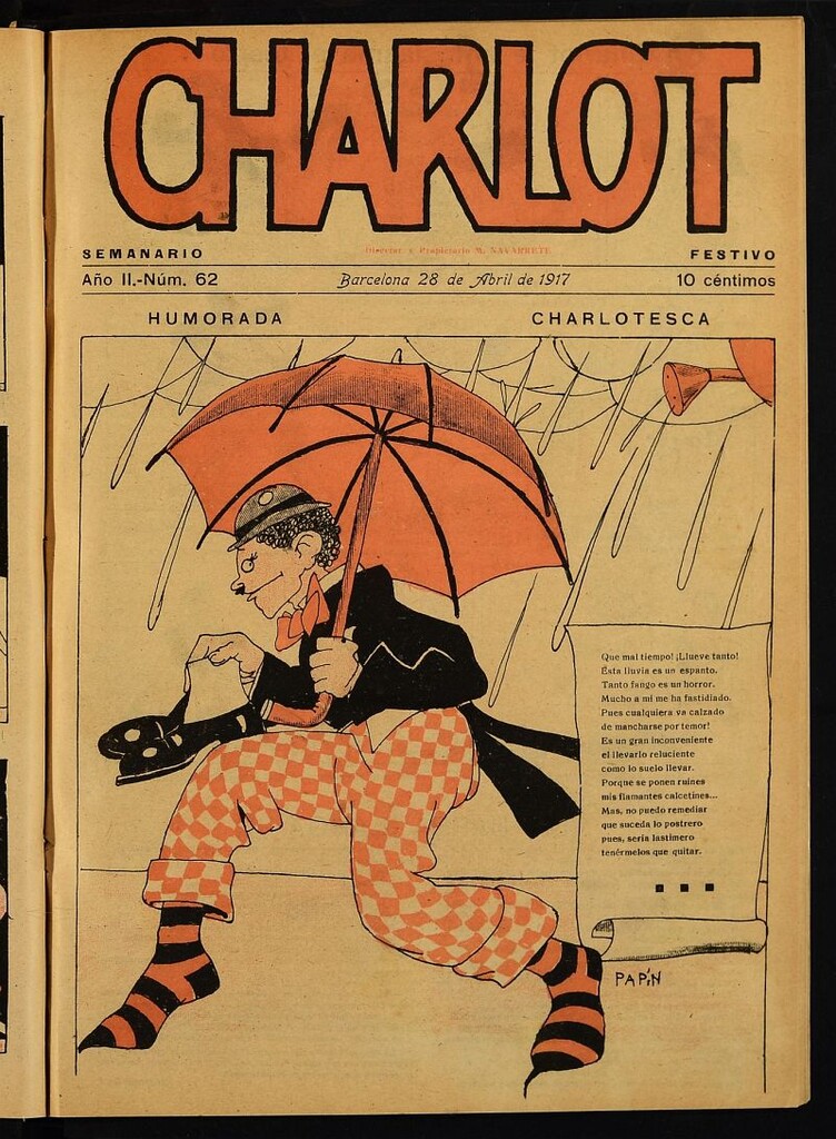 Miniatura de Charlot: semanario festivo del 28 de abril de 1917, nº 62