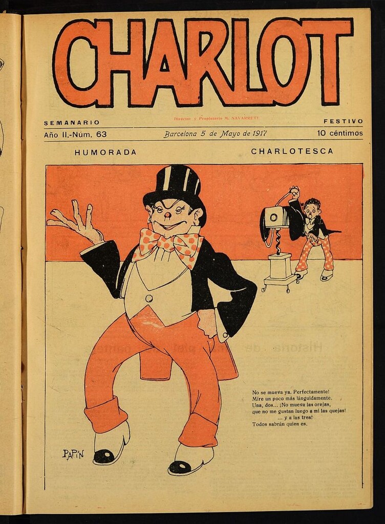 Miniatura de Charlot: semanario festivo del 5 de mayo de 1917, nº 63