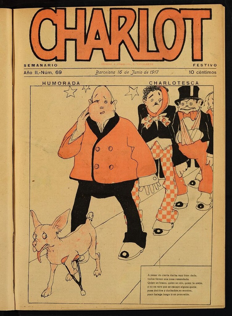 Miniatura de Charlot: semanario festivo del 16 de junio de 1917, nº 69