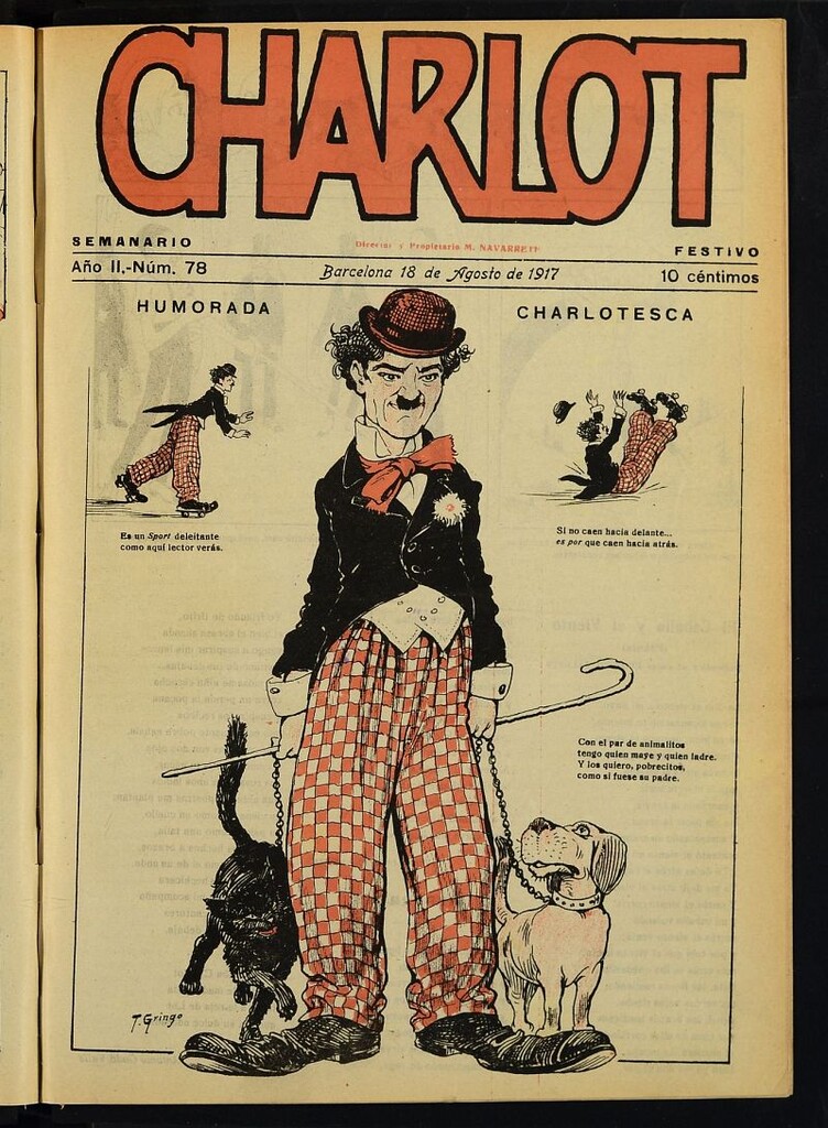 Miniatura de Charlot: semanario festivo del 18 de agosto de 1917, nº 78