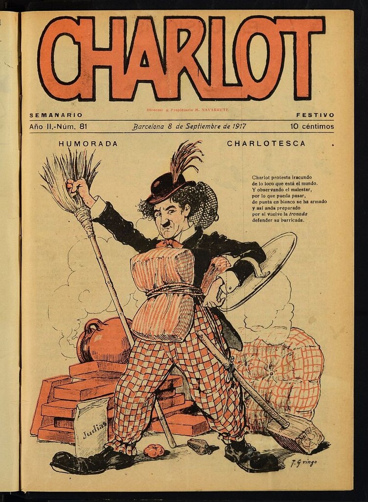 Miniatura de Charlot: semanario festivo del 8 de septiembre de 1917, nº 81
