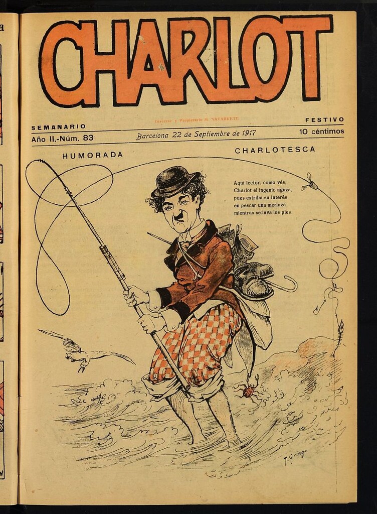 Miniatura de Charlot: semanario festivo del 22 de septiembre de 1917, nº 83