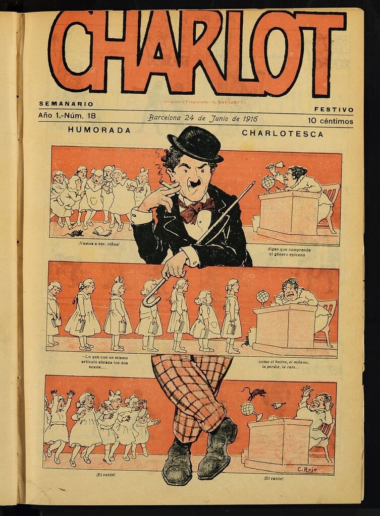 Miniatura de Charlot: semanario festivo del 24 de junio de 1916, nº 18