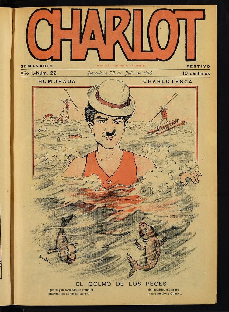 Miniatura de Charlot: semanario festivo del 22 de julio de 1916, nº 22