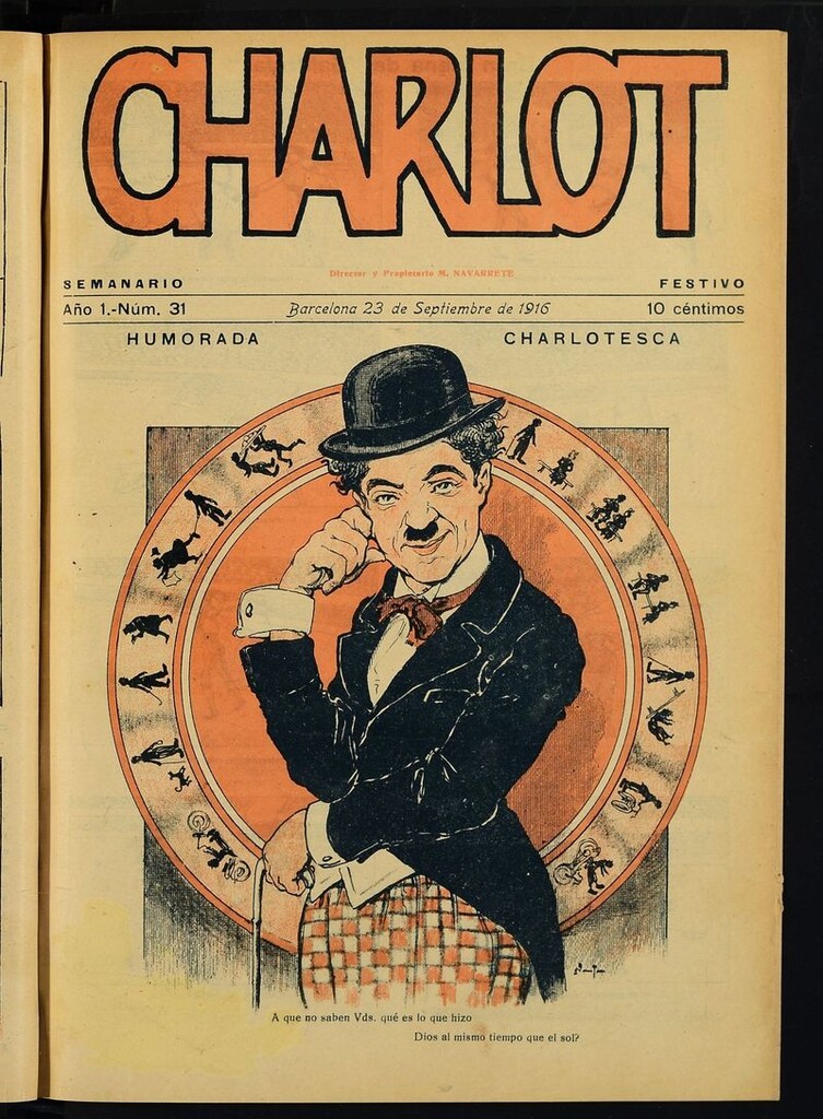 Miniatura de Charlot: semanario festivo del 23 de septiembre de 1916, nº 31