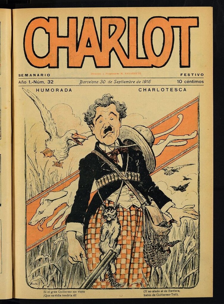 Miniatura de Charlot: semanario festivo del 30 de septiembre de 1916, nº 32