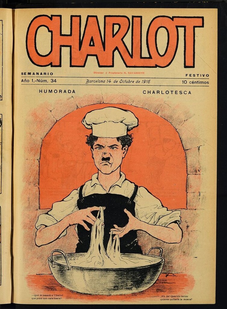 Miniatura de Charlot: semanario festivo del 14 de octubre de 1916, nº 34