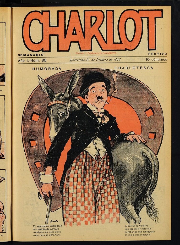 Miniatura de Charlot: semanario festivo del 21 de octubre de 1916, nº 35