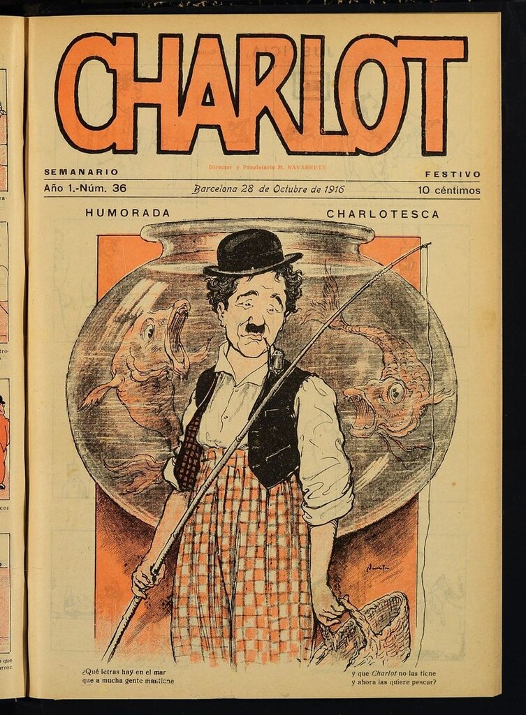 Miniatura de Charlot: semanario festivo del 28 de octubre de 1916, nº 36