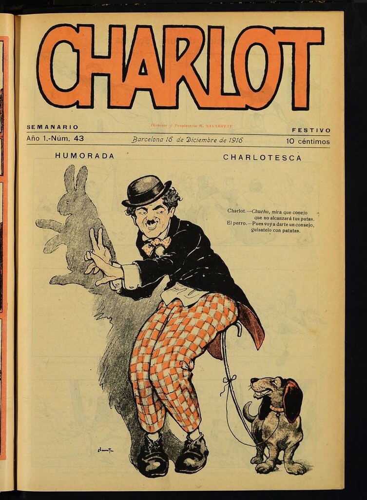 Miniatura de Charlot: semanario festivo del 16 de diciembre de 1916, nº 43