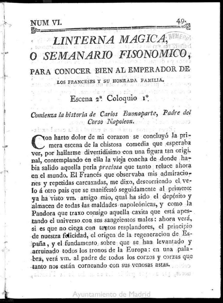 Miniatura de La Linterna Mágica. N. 6