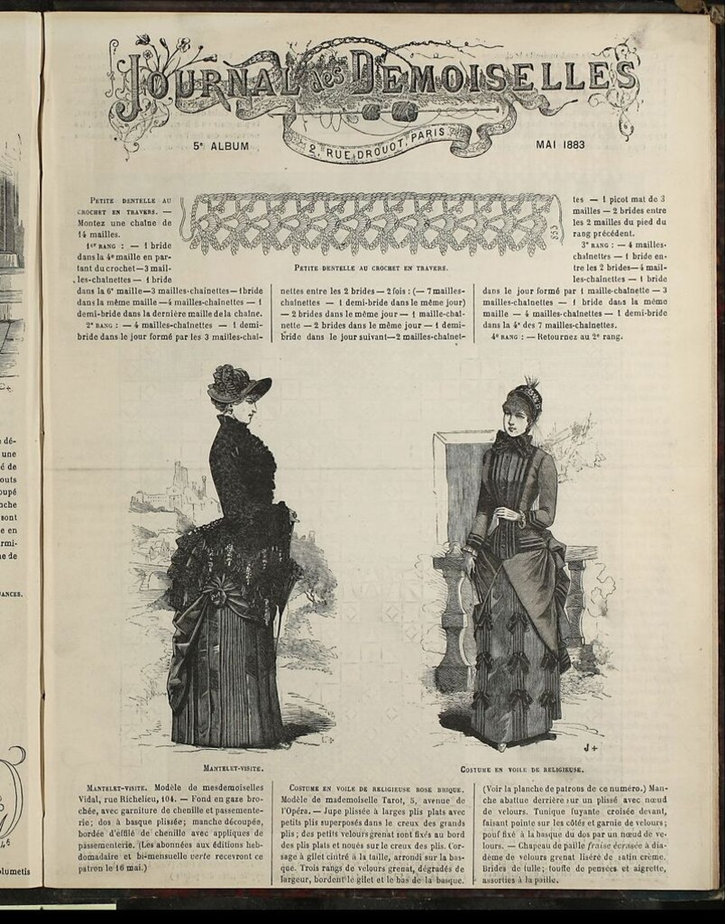 Miniatura de Journal des Demoiselles Album de Mayo de 1883
