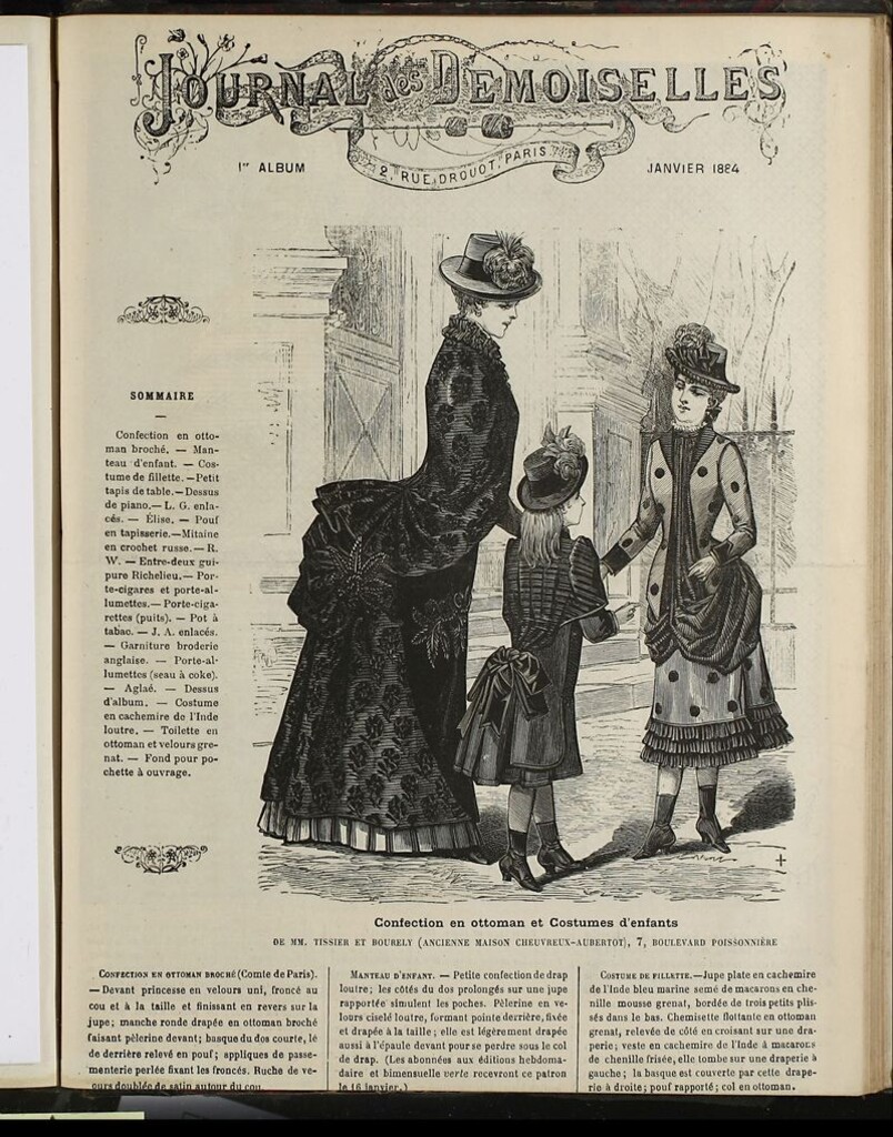 Miniatura de Journal des Demoiselles Album de Enero de 1884