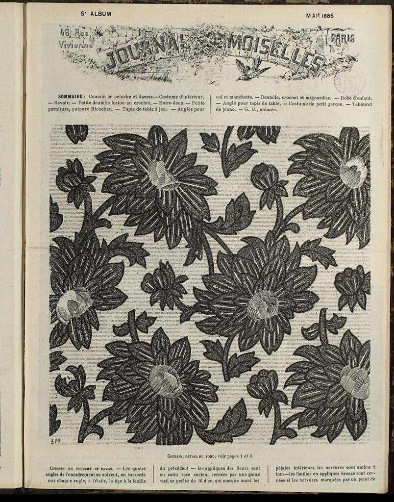 Miniatura de Journal des Demoiselles Album de Mayo de 1885
