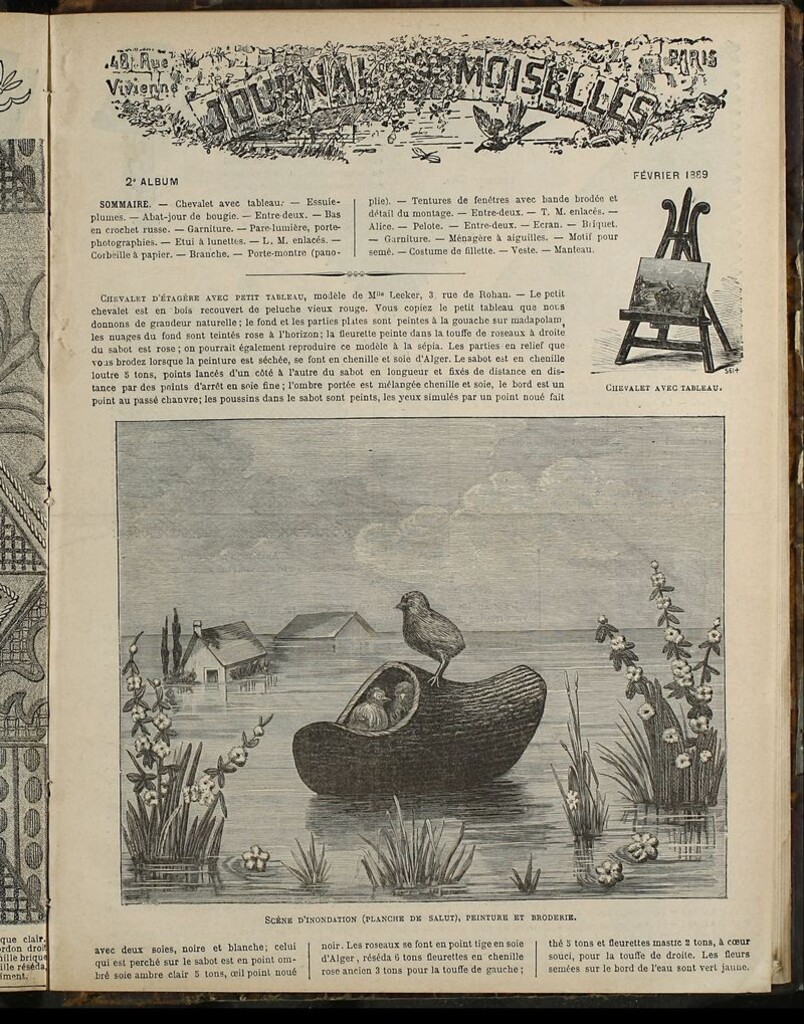 Miniatura de Journal des Demoiselles Album de Febrero de 1889