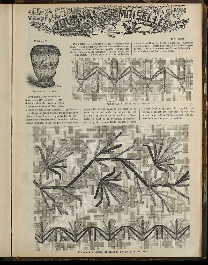 Miniatura de Journal des Demoiselles Album de Mayo de 1889