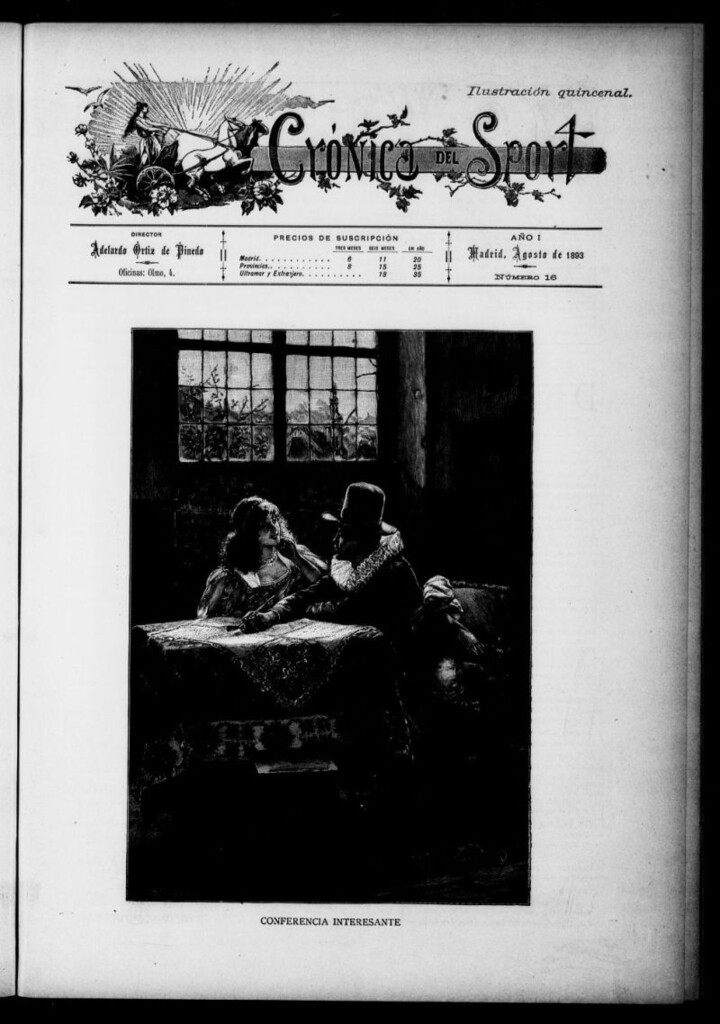 Miniatura de Crónica del Sport de la segunda quincena de agosto de 1893, nº 16