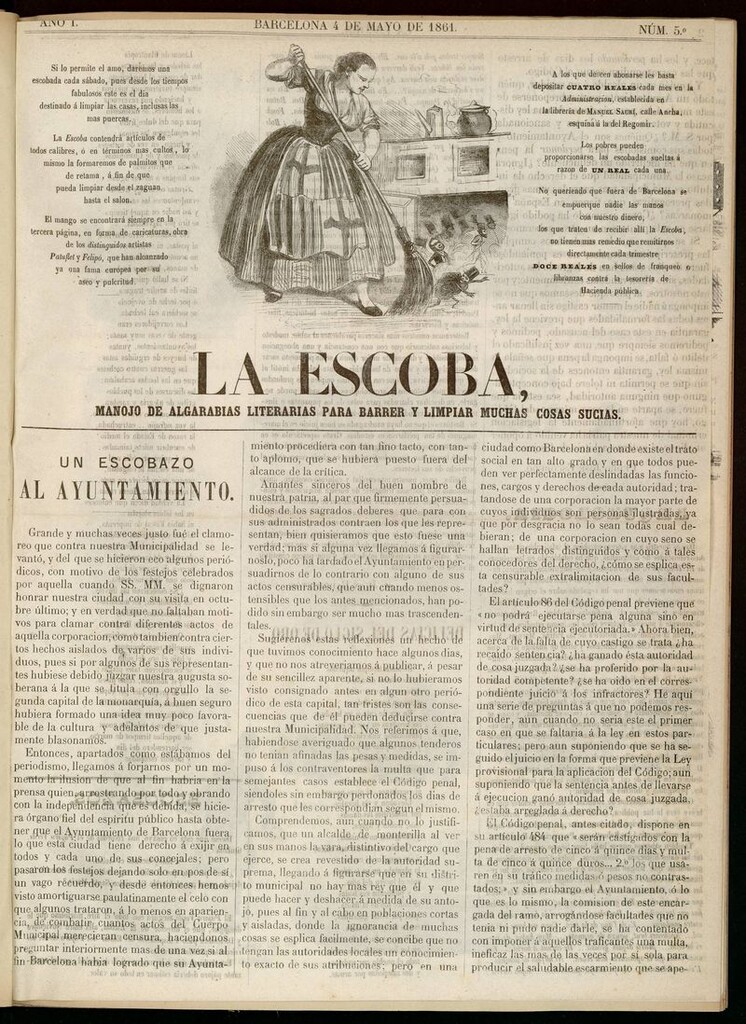 Miniatura de La Escoba del 4 de mayo de 1861