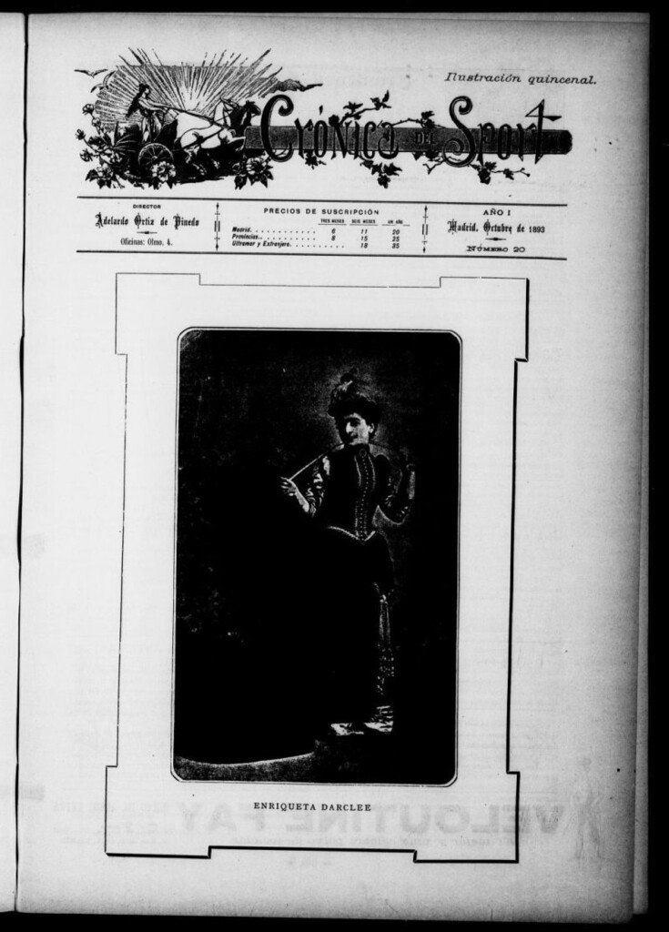 Miniatura de Crónica del Sport de la segunda quincena de octubre de 1893, nº 20